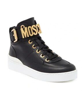 MOSCHINO Logo High-top Sneakers